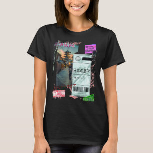 Camiseta Calzado estético japonés estético estético gótico