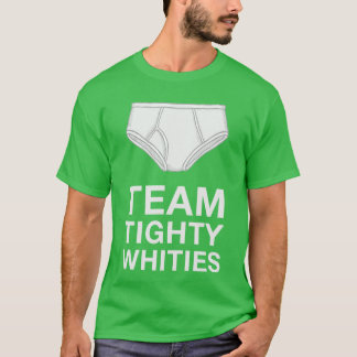 Camiseta Calzoncillos blancos divertidos para hombres Teami