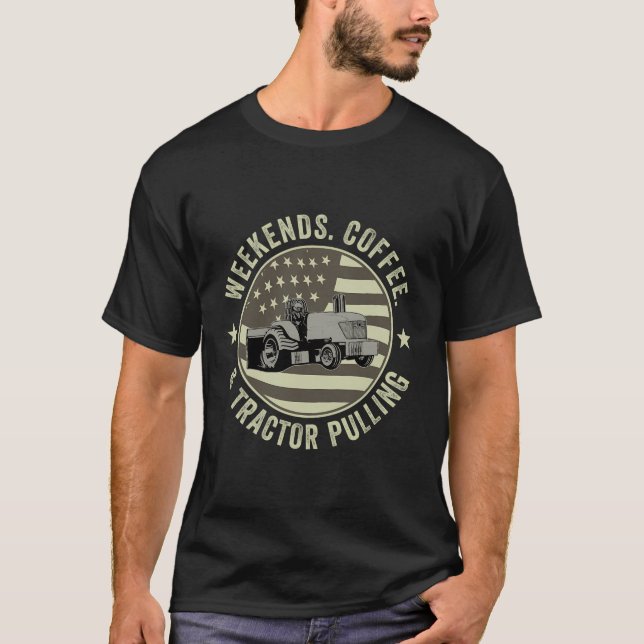 Camiseta Calzoncillos De Fin De Semana Café Y Tractor Pulli (Anverso)