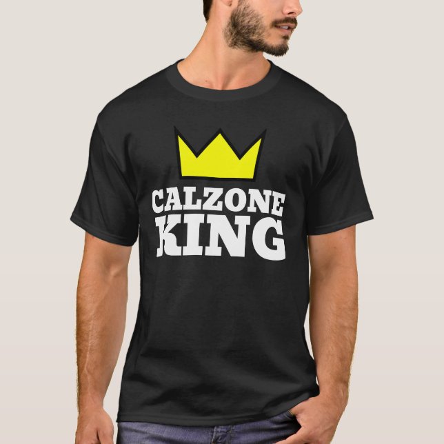 CAMISETA CALZONE KING MENS T-SHIRT (Anverso)
