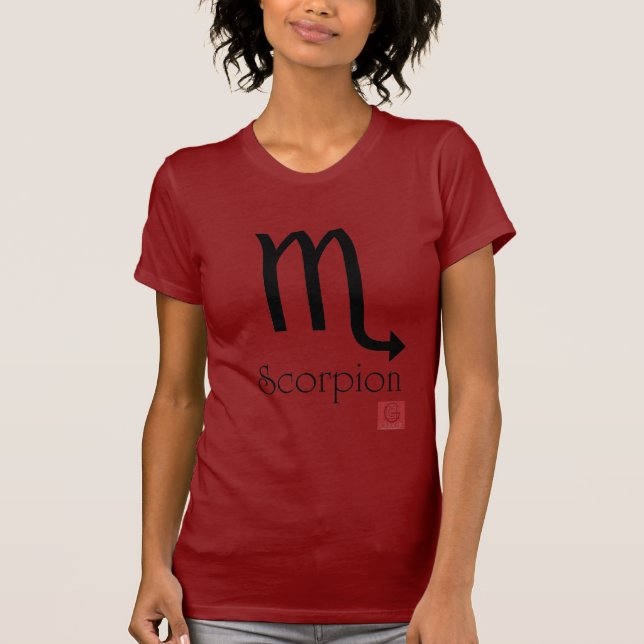 Camiseta Cam.Fem.Símbolo/Escorpião/French (Anverso)
