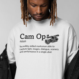 Camiseta Cam Op Definition Light Mode (Modo de luz de defin