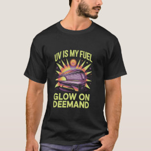 Camiseta Cama de Bronceado UV Es Mi Combustible Salón Pros
