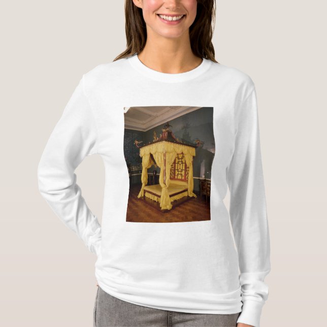Camiseta Cama de la cama imperial, en el estilo chino, (Anverso)
