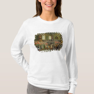 Camiseta Cama de la justicia sostenida en el parlamento