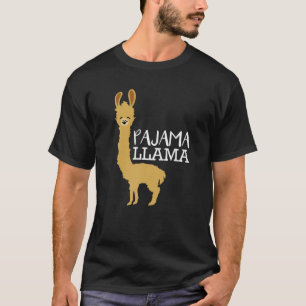 Camiseta Cama De Pajama Graciosa Y Cuta Gira De Pajama