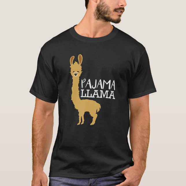 Camiseta Cama De Pajama Graciosa Y Cuta Gira De Pajama (Anverso)