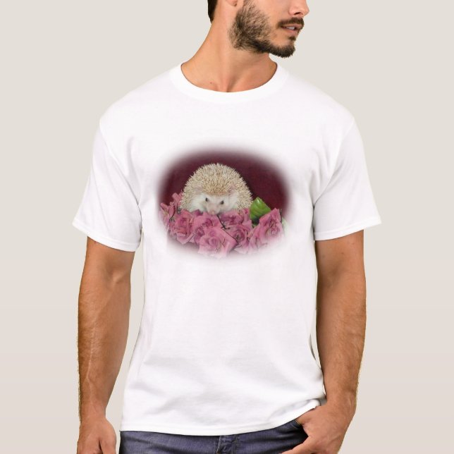 Camiseta Cama del erizo de los rosas (Anverso)