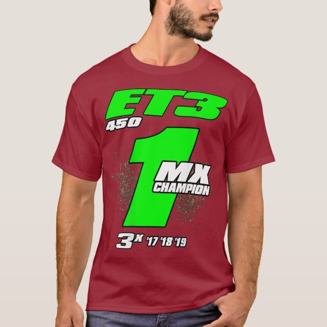 CAMISETA CAMA MX 450 PRO DE MOTOCROSS ET3 2019 (Anverso)