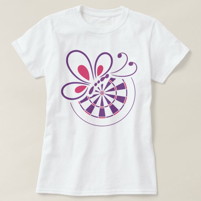 Camiseta Cama y mariposa (Diseño del anverso)