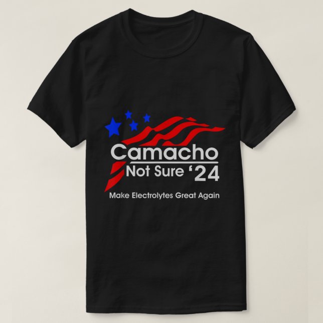 Camiseta camacho-no-seguro-por-presidente T-Shirt (Diseño del anverso)