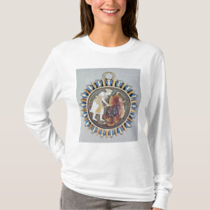 Camiseta Camafeo que representa el león de la matanza de