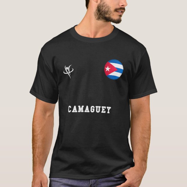 Camiseta CAMAGUEY Cuba Vintage Sports (Anverso)