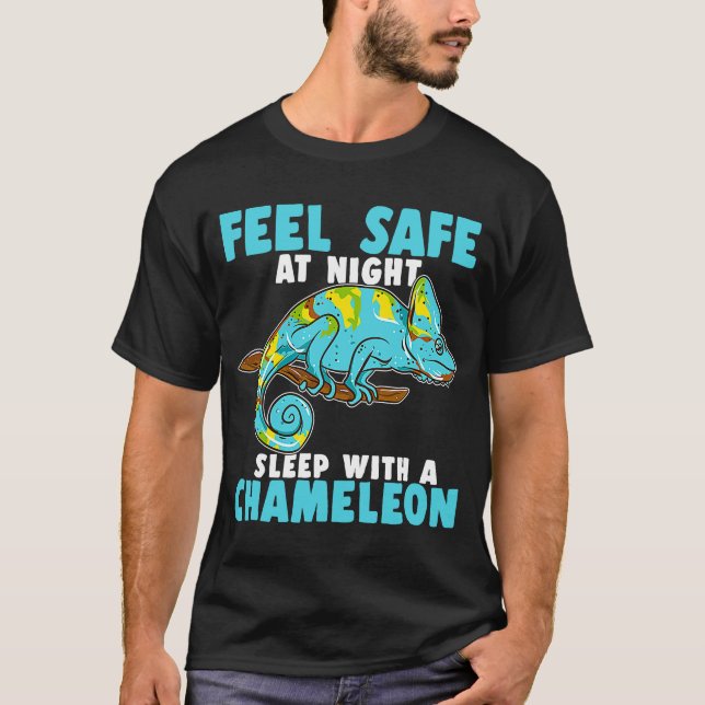 Camiseta Camaleón azul para el propietario de Chameleon (Anverso)