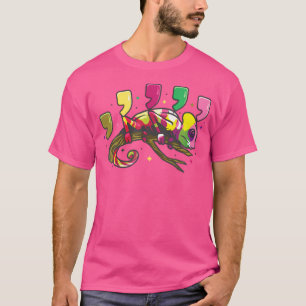 Camiseta Camaleón de coma camaleón cambiante de color