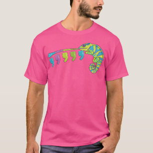 Camiseta Camaleón de coma de camaleón que cambia de color