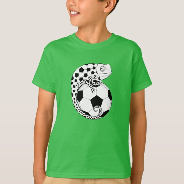 Camiseta Camaleón de fútbol (Anverso)