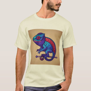 Camiseta Camaleón de velo de neón.