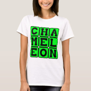 Camiseta Camaleón, lagarto que cambia de color
