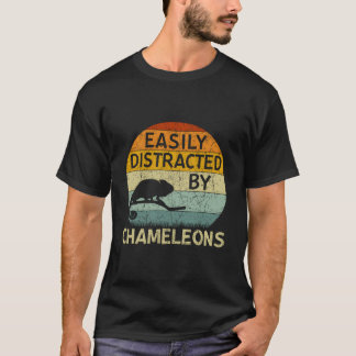Camiseta Camaleón se distrae fácilmente por camaleones