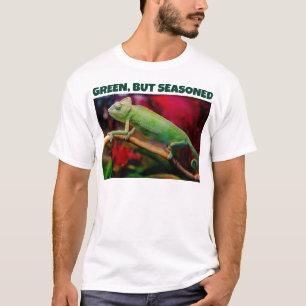 Camiseta Camaleón Verde Divertido