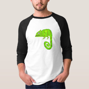 Camiseta Camaleón verde lindo