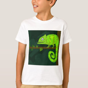 Camiseta Camaleón verde lindo