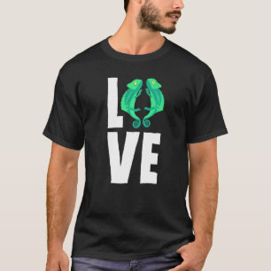 Camiseta Camaleones Aman Reptiles Lagarto Geckos Camaleón