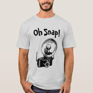 Camiseta Cámara antigua Oh Snap