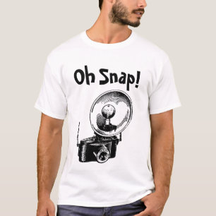 Camiseta Cámara antigua Oh Snap