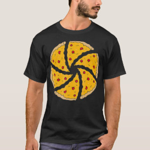Camiseta Cámara Aperture Pizza Slices Fotografía