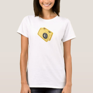 Camiseta Cámara de acción amarilla