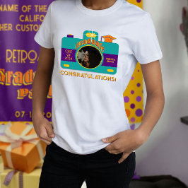 Camiseta Cámara de arte estilo retro foto personalizada