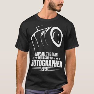 Camiseta Cámara de cámara de camisas con encanto