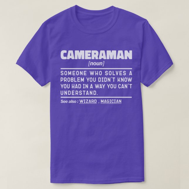 Camiseta Cámara de cámara Guay moderna y divertida (Diseño del anverso)