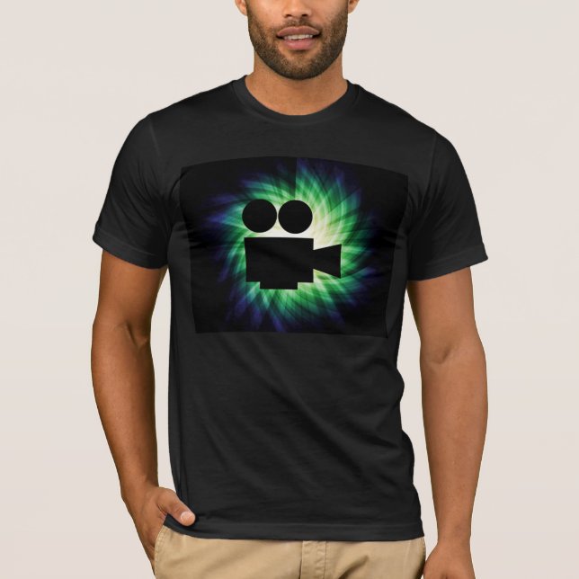 Camiseta Cámara de cine Guay; película de vídeo (Anverso)