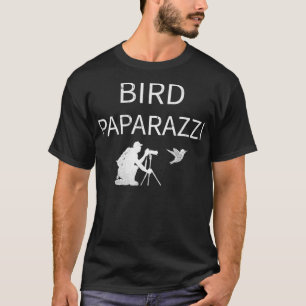 Camiseta Cámara de fotografía de aves Paparazzi Bird Watc