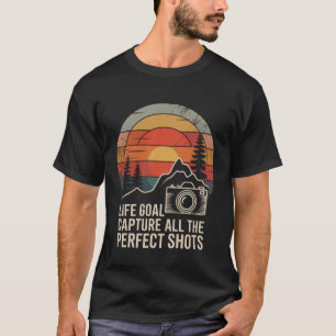 Camiseta Cámara de fotógrafo retro humor de fotografía dive