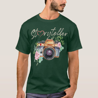 Camiseta Cámara de fotógrafos de cámara de narradores