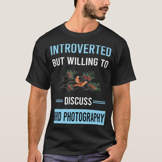 Camiseta Cámara de fotógrafos de fotografía introvertida (Anverso)
