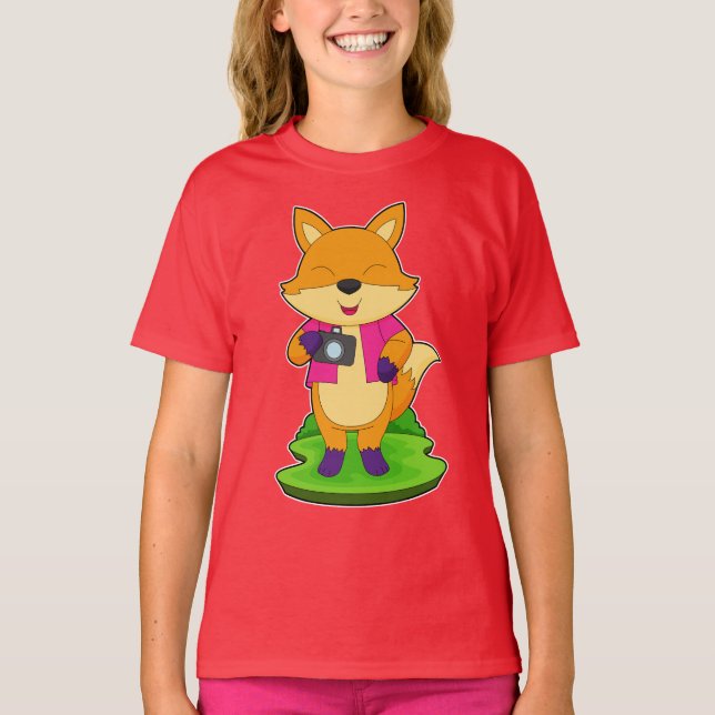Camiseta Cámara de fotógrafos de Fox (Anverso)