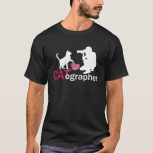 Camiseta Cámara de fotógrafos de gatos