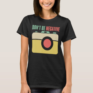 Camiseta Cámara de fotógrafos negativos