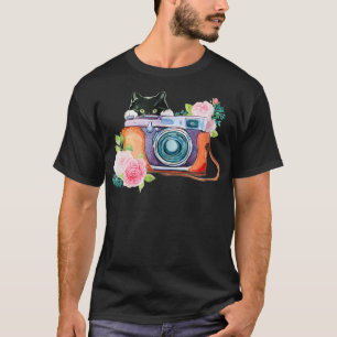 Camiseta Cámara de gato de búsqueda