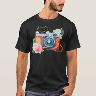 Camiseta Cámara de gato de búsqueda