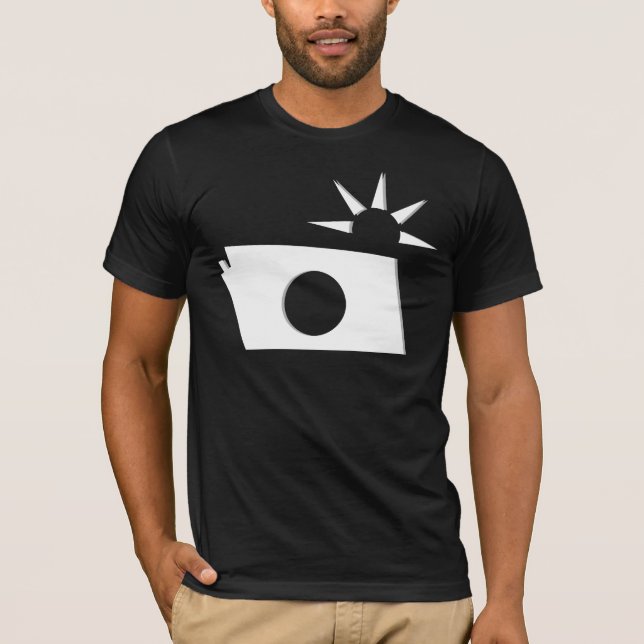 Camiseta Cámara de la escuela vieja (Anverso)