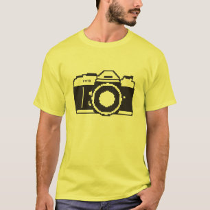Camiseta Cámara de la película del arte del pixel