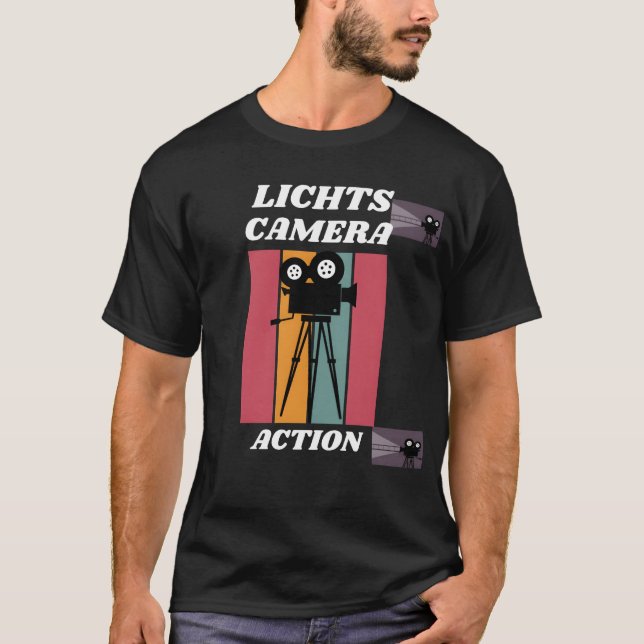 Camiseta CÁMARA DE LICHTS ACTION divertido (Anverso)