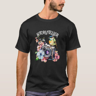 Camiseta Cámara de narrador Fotografía Fotógrafo de aves 1