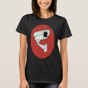Camiseta Cámara de seguridad de vigilancia CCTV de circuito